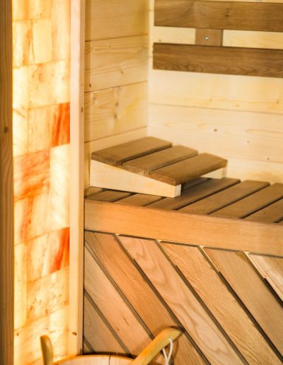 Interiorul saunei din Magic Gym pentru relaxare