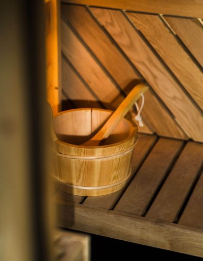 Sauna din sala Magic Gym pentru relaxare